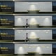 thumbnail image 3 of Luces solares para exteriores, 106 luces LED de 3000 lm con sensor de movimiento solar con control remoto, luces de pared de seguridad solares LED de anochecer a amanecer con cabina de 16,5, 3 of 5