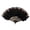 Black, variant on Holzlrgus 2 Pcs Feather Hand Fan Gorgeous European Style Embroidered Flower Folding Fan for Party Show Cosplay Props Photo Props, Red