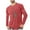 Red, variant on Maean Christmas Tops for Mens Long Sleeve Graphic Tee Crew Neck Pullover Soft Comfy Loungewear Shirts