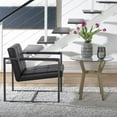 thumbnail image 6 of Studio Designs Home Camber Mid-Century Modern Accent Chair in Black, 6 of 6