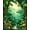 Green, Pattern 3, variant on ODIKA 4'x6' Machine Washable Non-Slip Area Rug, Jungle Cat Botanical Print Accent High Traffic Rug, Orange, 139524