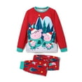 thumbnail image 6 of Peppa Pig Womens Christmas Pajamas Graphic Tops and Pants Sleepwear Matching Pjs for Couple Family, 6 of 10