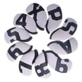 thumbnail image 2 of Ethern 10 Pieces Golf Club Cover Protector Lightweight Scratchproof Easy Identification White, 2 of 9