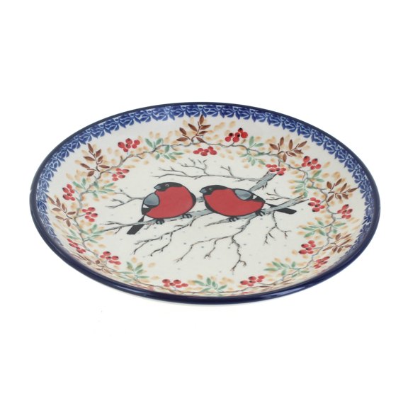 Blue Rose Polish Pottery Meadowlark Dessert Plate