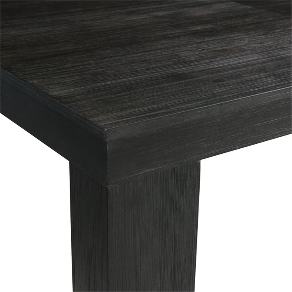 Picket House Furnishings Jasper Dining Table in Black Wood