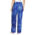 thumbnail image 3 of Sigee Blurred Star Snow Christmas Print Women's Soft Pajama Pants - Breathable and Comfortable Lounge Sleep Bottoms with Elastic Waistband and Pockets-X-Large, 3 of 9
