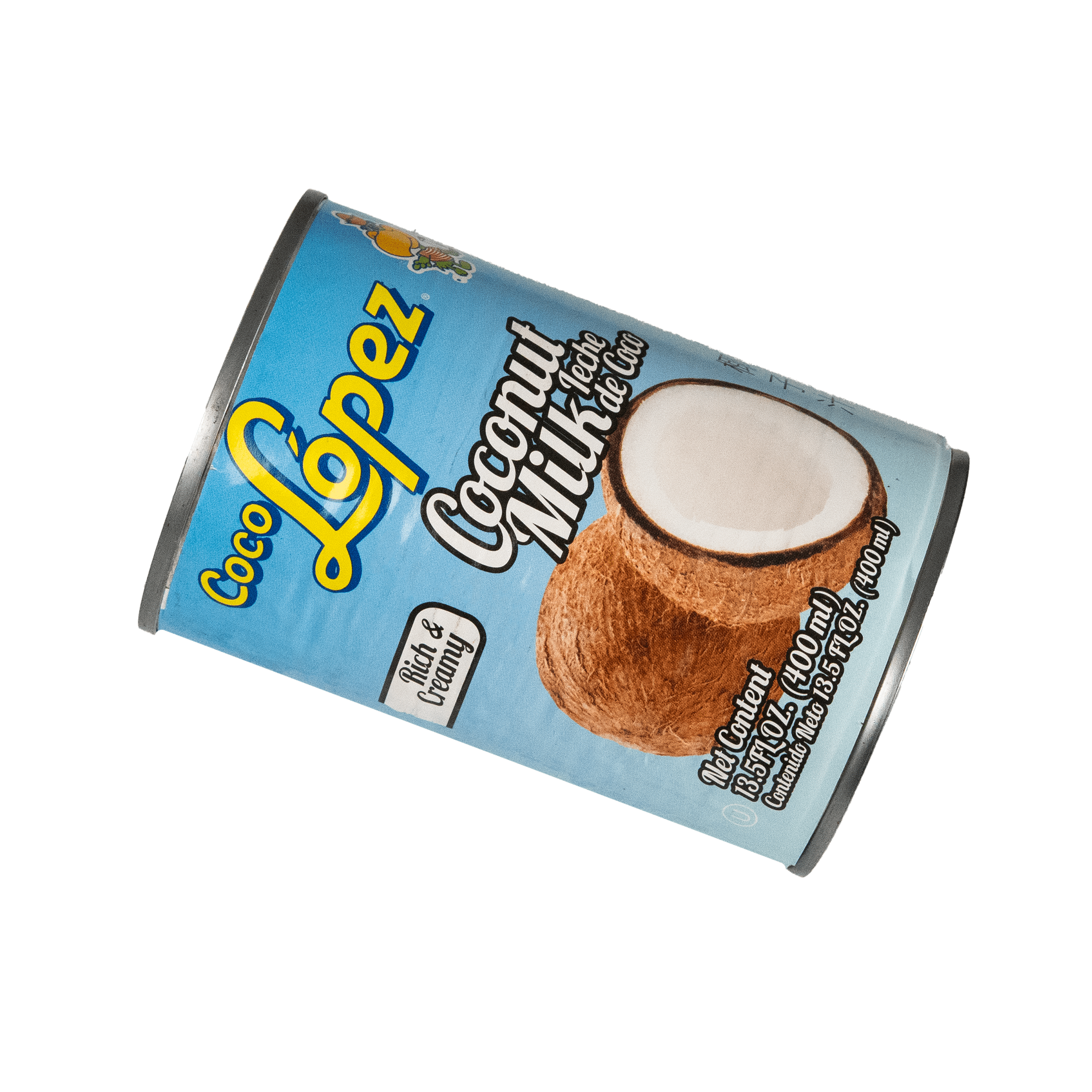 Coco Lopez Creamy Coconut Milk Liquid, 13.5 oz, Product of