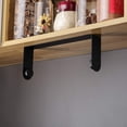 thumbnail image 5 of YIGII Black Paper Towel Holder Wall Mount - Under Cabinet Self Adhesive Paper Towel Rack for Kitchen, SUS-304 Stainless Steel, 5 of 7