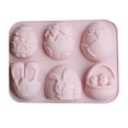 thumbnail image 3 of simhoa Easter Silicone Model Crafting Practical Easter Bunny Eggs Shaped Clay Mould C, 3 of 8