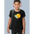thumbnail image 2 of Moon And Rocket T-Shirt Juniors -Image by Shutterstock,  Large, 2 of 4