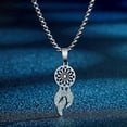 thumbnail image 2 of Dream Catcher Pendant Charm Stainless Steel Romance Women Necklace Party Accessories, 2 of 5