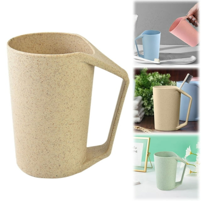 HUASHENG Wheat Lightweight Cup Biodegradable Plastic Cup Suitable For Water And Coffee Wheat Lightweight Cup Biodegradable Plastic Cup Suitable For Water And Coffee