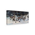 thumbnail image 2 of Trademark Fine Art 'Winter Covey Quail' Canvas Art by Wilhelm Goebel, 2 of 3