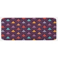 thumbnail image 1 of Christmas Kitchen Mat, Colorful Triangle Trees in Pots with Patterns Rhombus Celebration, Plush Decorative Kitchen Mat with Non Slip Backing, 47" X 19", Multicolor, by Ambesonne, 1 of 1