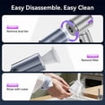 thumbnail image 6 of SharkTRUE Cordless Handheld Vacuum W Brushless Motor, ,Pa Strong Suction, mAh Battery, USBC Rechargeable Car Vacuum Cleaner with Blower Function for Home, Office & Travel, 6 of 10