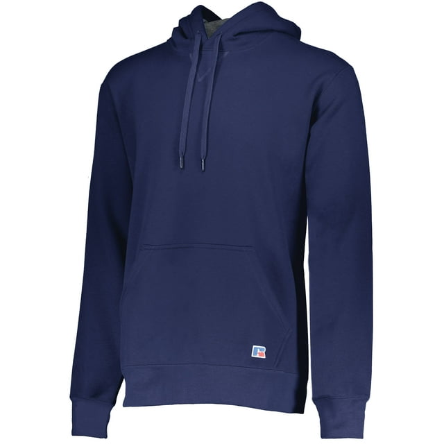 Russell Athletic Chandail à Capuchon en Molleton Riche en Coton, TG, Marine