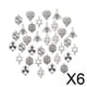 thumbnail image 1 of Encanto de nudo,Conector de dijes de nudo Nudo chino Hueco,Colgantes antiguos hallazgos DIY Mujeres Damas,Collar Pulseras Pendientes colgantes Brangles Craft,Accesorios colgantes de nudo chino, 1 of 8