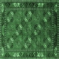 thumbnail image 1 of Ahgly Company Indoor Square Oriental Emerald Green Industrial Area Rugs, 6' Square, 1 of 4