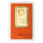 1 oz Gold Bar Valcambi Suisse .9999 Fine (in Assay)