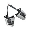 thumbnail image 1 of Riwesomey Interruptor interior del coche Botón de controles de teléfono plateado Controlador de llave del volante Accesorios del vehículo Paneles de instrumentos para automóviles, 1 of 6