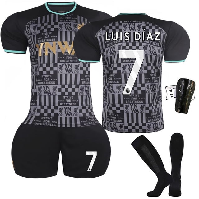 Maillot de Soccer Garçons Filles Enfants ENDO 3 LUIS DIAZ 7 MAC ALLISTER 10