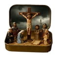 thumbnail image 2 of Lilixerw Mini Christmas Nativity Set in Tin Box,Portable Pocket Religious Gift,Hand-Painted Resin Holy Family Figurines,for Home,Office,Travel,Tabletop,Mantel, 2 of 4
