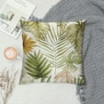 thumbnail image 2 of ARISTURING  Boho Leaves Throw Pillow Covers Tan Palm Leaf Floral Decorative Fall Pillows Soft Cushion Covers for Couch Sofa Bed Home Decor, 2 of 5