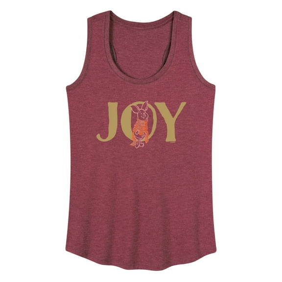 Disney Winnie The Pooh - Piglet's Christmas Joy - Women's Racerback Tank Top