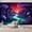 Color 2, variant on Wallpaper Mountain Landscape River Neon Flowers Galactic Sky Colorful Peel and Stick Wall Murals 69"H x 96"W Removable PVC Wall Paper Self-Adhesive Wall Paintings Art Decor for Bedroom Living Room