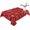 Red, variant on Teal Snowflake Christmas Table Cloth Waterproof Tablecloths, Xmas Snowflake Tablecloth Dining Table Cover for Kitchen Party Tabletop Outdoor, Square Tablecloth 54x54 Inch