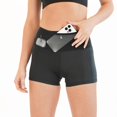 thumbnail image 1 of Pantalones Cortos de Compresión con Aire FlipBelt para Mujer 7.6 cm Negro Talla L, 1 of 5