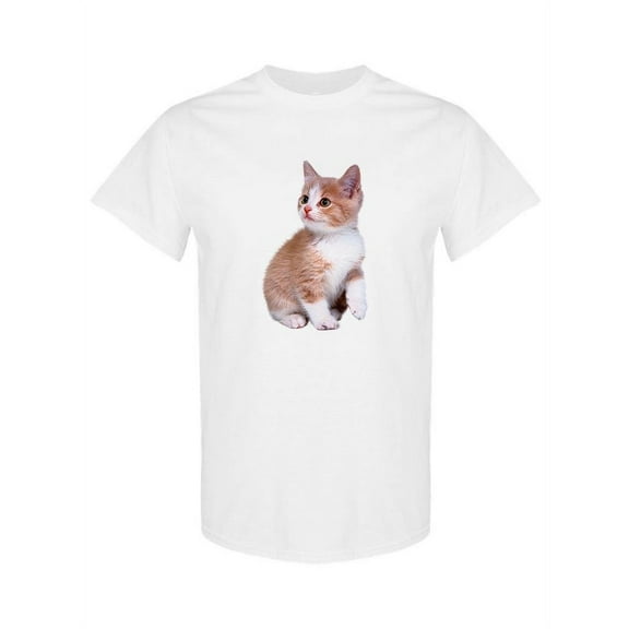 Cute Sitting Kitten T-Shirt Women -SPIdeals Designs, Female 3X-Large