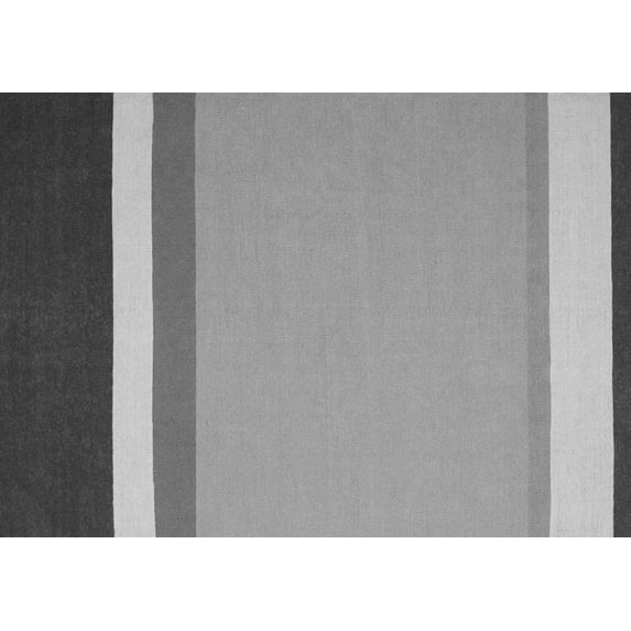 Ahgly Company Indoor Rectangle Abstract Gray Contemporary Area Rugs, 2' x 5'