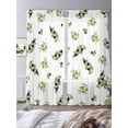 thumbnail image 3 of Green Olive Branches Sheer Curtains 108 Inch Length 2 Panels Set Window Treatments, Spring Pastoral Leaves Botanical Rod Pocket Semi Curtains for Living Room/Bedroom/Kitchen Décor, 104"W x 108"L, 3 of 7