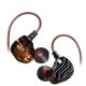 thumbnail image 1 of Auriculares QKZ KD4 con doble controlador, aislamiento de ruido, graves, con cable, micrófono estéreo, auriculares con doble bobina móvil en la oreja kenally DZ7311-02B, 1 of 2