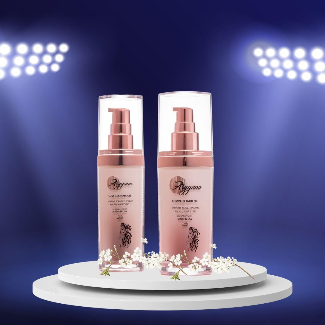 Argyana 2-PC Hair Care Gift Set for Hair Growth- Jasmine Hair  Mask And Serum
