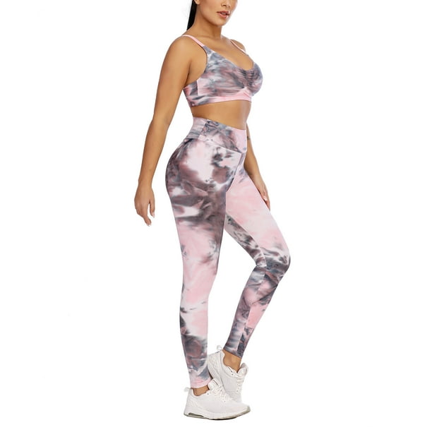 Yoga Pants For Women With Pockets Women Patchwork Print High Waist Stretch  Strethcy Fitness Leggings Yoga Pant Set Je4242