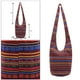 thumbnail image 4 of Bolsos Hippie de lona para mujer, bolsos de mensajero bohemios de , bolsos Hobo borgoña Baoblaze Monedero de hombro hippie tailandés, 4 of 8