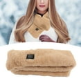 thumbnail image 1 of Electric Heated Scarf, 3 Heating Levels Neck Wrap Soft Plush Washable For Winter Outdoor Activities, 1 of 8