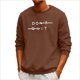 thumbnail image 5 of Ceisia Men Solid Color Long Sleeve Stand Up Collar Button Casual Gift Daily Outdoor Fashion Hoodie Top, 5 of 6