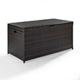 thumbnail image 3 of Crosley Furniture Palm Harbor Wicker Outdoor Storage Box for Patio Furniture Cushions and Pool Toys, 3 of 9