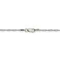 thumbnail image 3 of 925 Sterling Silver 1.75mm Singapore Chain With 2in ext.; 18 inch; Lobster Clasp; for Adults and Teens; for Women and Men, 3 of 5