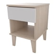 thumbnail image 5 of Inval 1 Drawer Nightstand, Sand Oak/White, 5 of 9