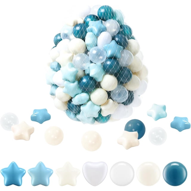 Pelotas para piscina de bolas FHRILEK Star para niños, 50 unidades, sin BPA