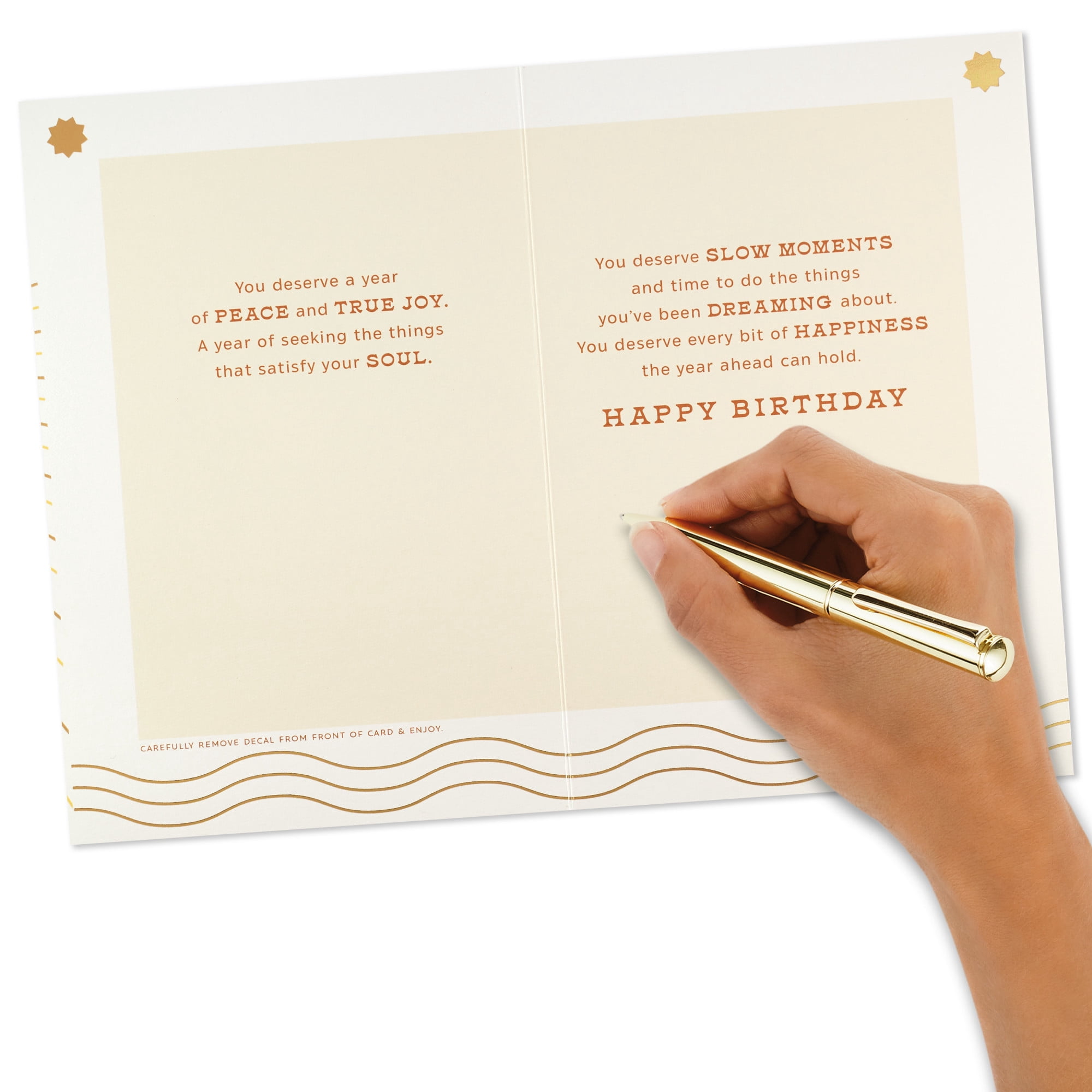 Hallmark Birthday Card With Decal (Live Full and Free)