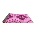 thumbnail image 2 of Ahgly Company Indoor Round Southwestern Pink Country Area Rugs, 4' Round, 2 of 4