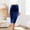 *Blue, variant on ClodeEU Women's Ruched Velvet Frill Ruffle High Waist Pencil Mid Calf Skirt ,Trendy Fall Elastic Waist Skirt Blue,Womens Plus M