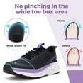 thumbnail image 2 of FitVille Wide Womens Running Shoes for Walking, Trekking & Sport, Wide Toe & High-Instep Design, 2 of 6