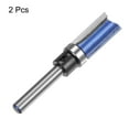 thumbnail image 3 of Uxcell 2pcs Pattern Flush Trim Router Bit 1" Cutting Length for Woodworking,  Silver Blue, 3 of 5