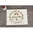 thumbnail image 4 of Darling Souvenir Personalized Engraved Laser Cut Wedding Guest Book Wooden Cover Sign-in Book Registry Guestbook Scrapbook-2D, 4 of 7